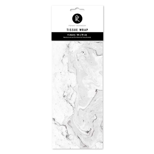 Penny Kennedy Marble Tissue Wrapping Paper 4 sheets 50 x 70 cm