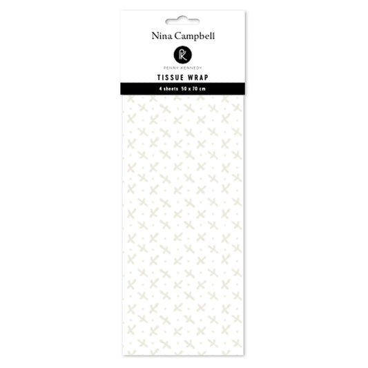 Nina Campbell Signature Sprig Tissue Wrapping Paper 4 sheets 50 x 70 cm
