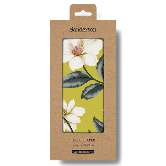 Sanderson Grandiflora Tissue Wrapping Paper 4 sheets tissue wrapping paper 50 x 75 cm