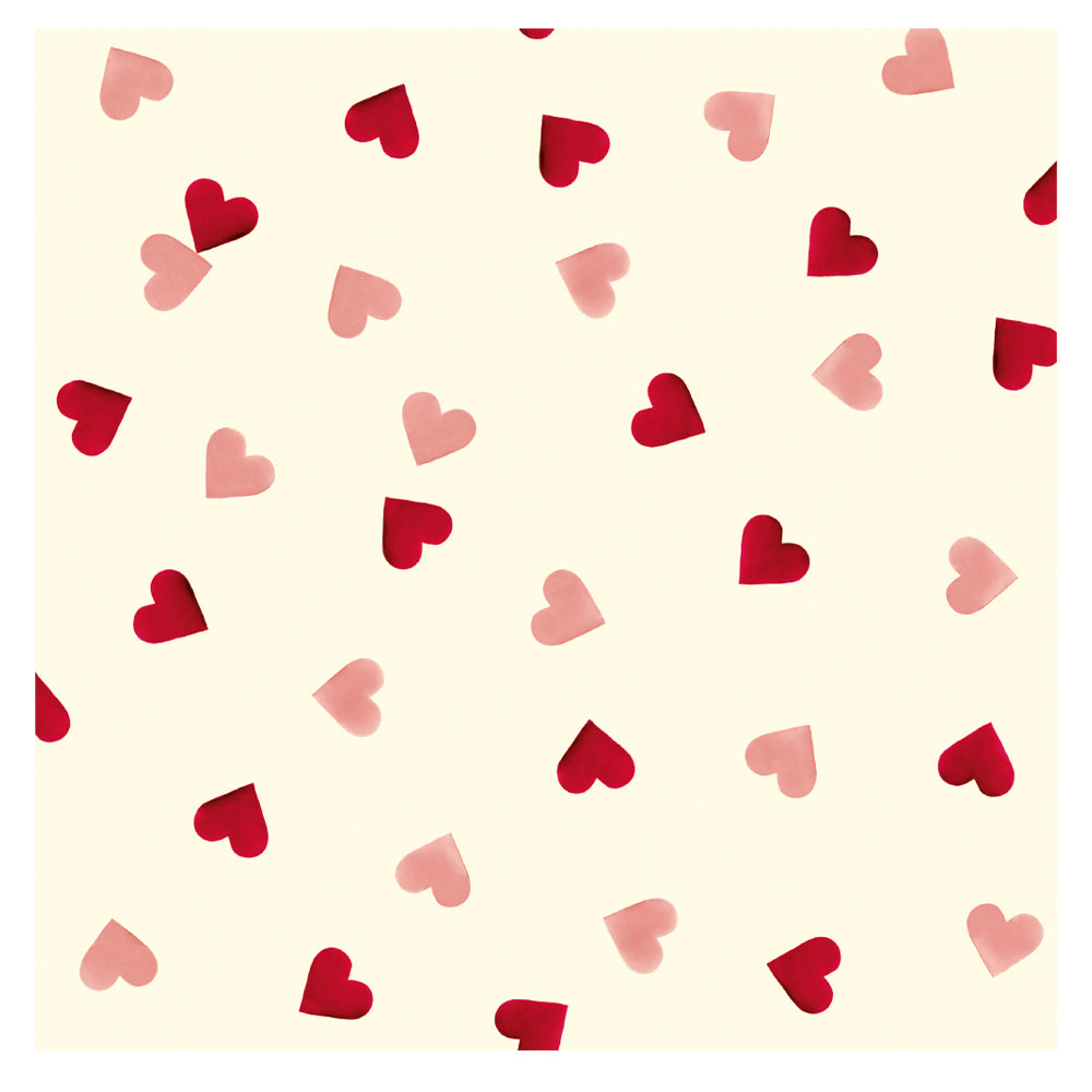 Emma Bridgewater Pink Hearts Roll Wrap 3m x 70 cm