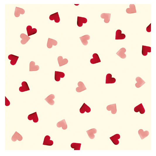 Emma Bridgewater Pink Hearts Roll Wrap 3m x 70 cm
