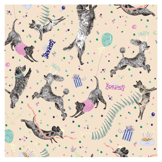 Pickle Dogs Roll Wrap Wrapping Paper Gift Wrap 3m x 70 cm