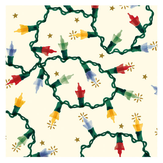 Emma Bridgewater Fairy Lights Christmas Roll Wrap 3m x 70 cm