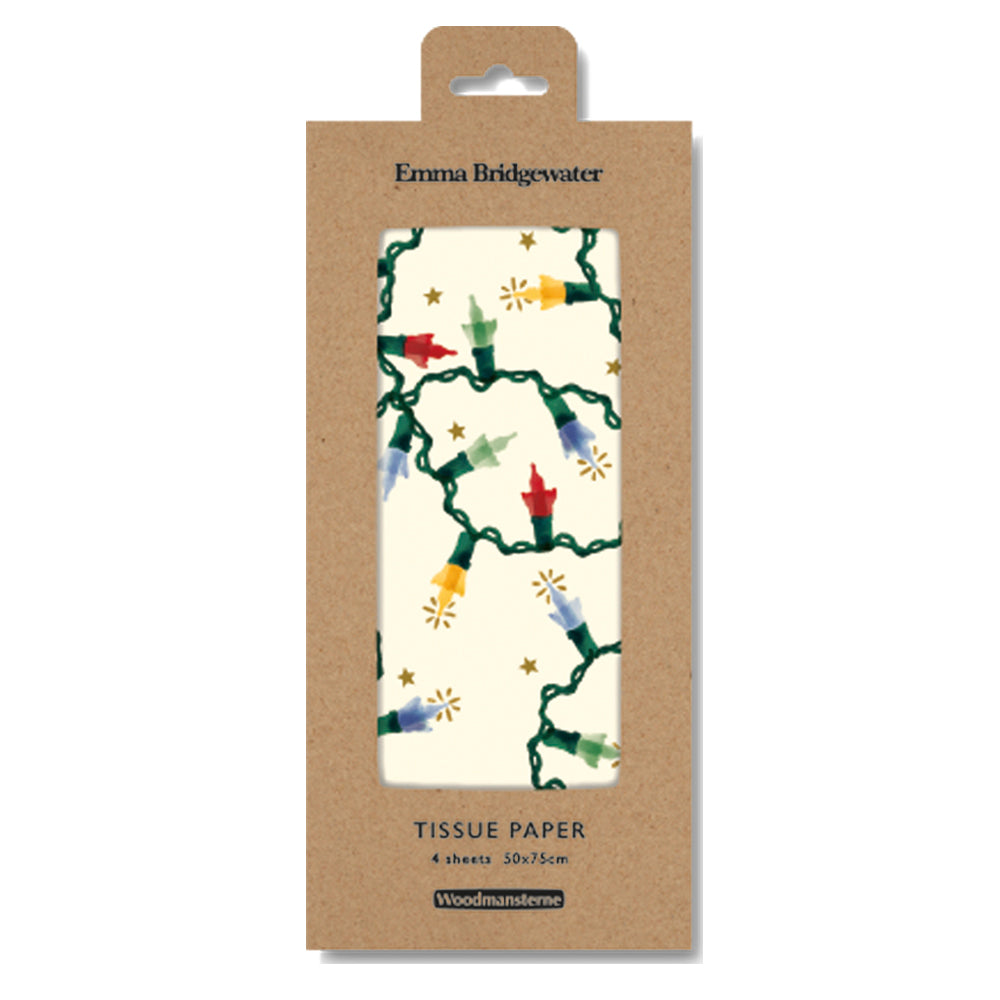 Emma Bridgewater Fairy Lights Tissue Wrapping Paper 4 sheets tissue wrapping paper 50 x 75 cm