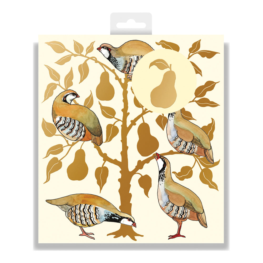 Emma Bridgewater Partiridges Christmas Medium Paper Gift Bag with String Handles 200 x 225 x 100mm