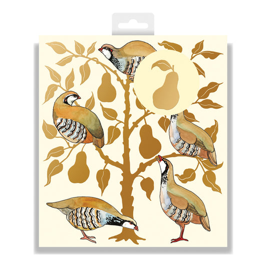 Emma Bridgewater Partiridges Christmas Medium Paper Gift Bag with String Handles 200 x 225 x 100mm
