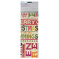 Caroline Gardner Text Christmas Tissue Wrapping Paper 4 sheets 50 x 70 cm