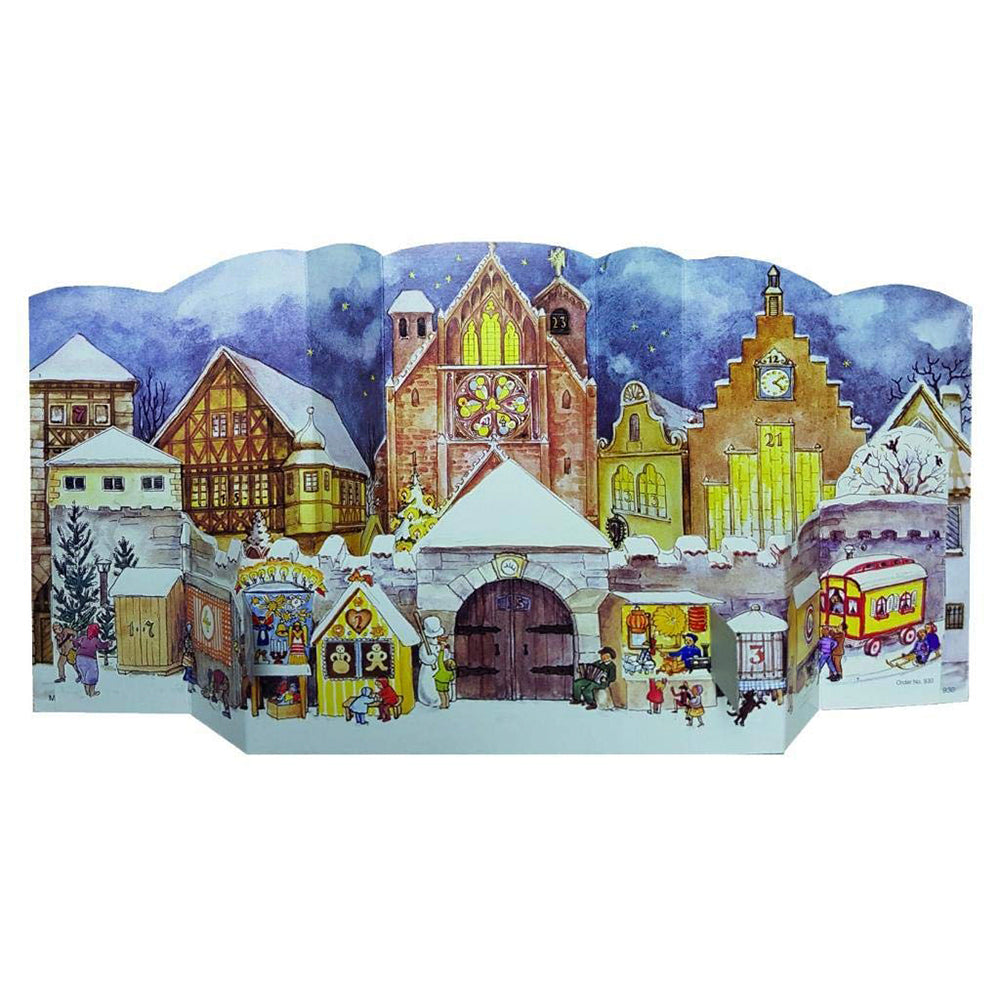 Cathedral Place 1947 430 x 205 mm  Richard Sellmer Advent Calendar
