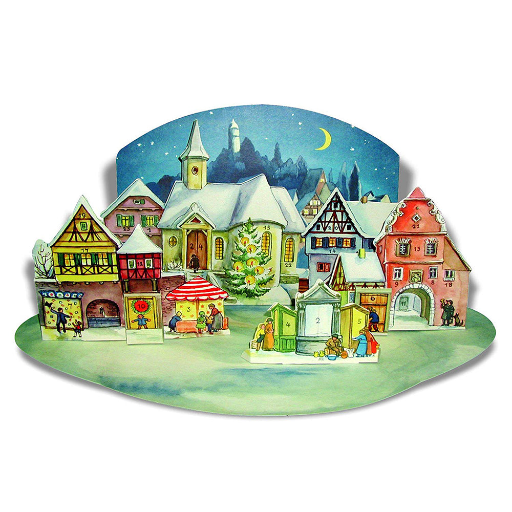 Theatre style 1955 3 d freestanding 480 x 215 x 295 Richard Sellmer Advent Calendar  RS 933