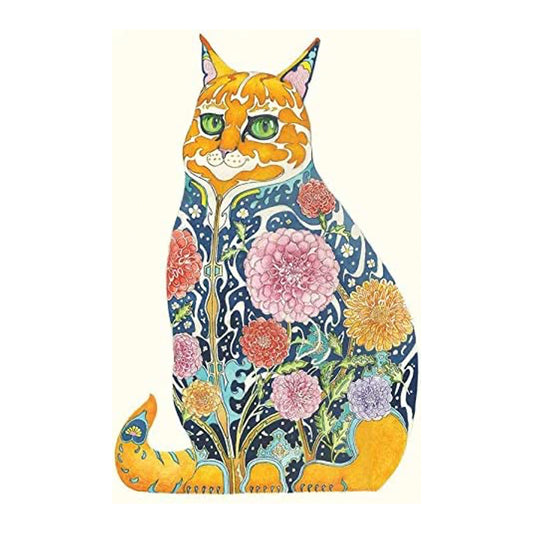 Ginger Tom Greeting Card by Daniel Mackie - 7 x 5 inches with envelope