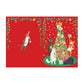Winter’s Tale Animal Roger La Borde Advent Calendar Card Die Cut Windows with envelope 170 x 120mm (Copy)