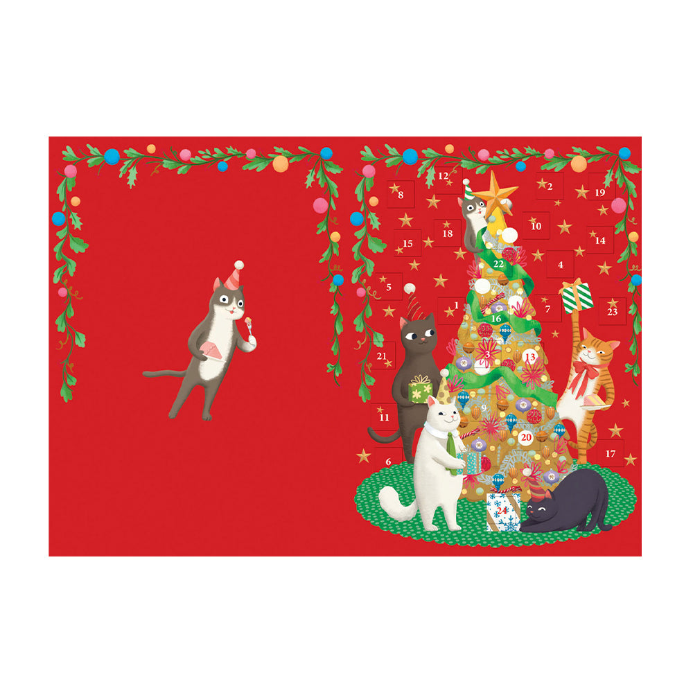 Winter’s Tale Animal Roger La Borde Advent Calendar Card Die Cut Windows with envelope 170 x 120mm (Copy)