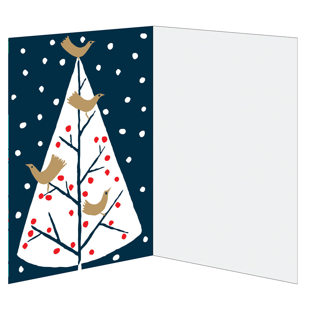 Brilliant Birds Roger La Borde Advent Calendar Card Die Cut Windows with envelope 170 x 120mm