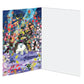 Aurora Bears Roger La Borde Advent Calendar Card Die Cut Windows with envelope 170 x 120mm