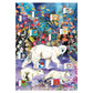 Aurora Bears Roger La Borde Advent Calendar Card Die Cut Windows with envelope 170 x 120mm