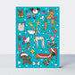 Christmas Dogs Rachel Ellen Advent Card 178 x 126 mm + env