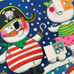 Snowmen Dressing Up Rachel Ellen Advent Card 178 x 126 mm + env