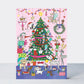 Christmas Tree & Dogs Rachel Ellen Advent Card 178 x 126 mm + env