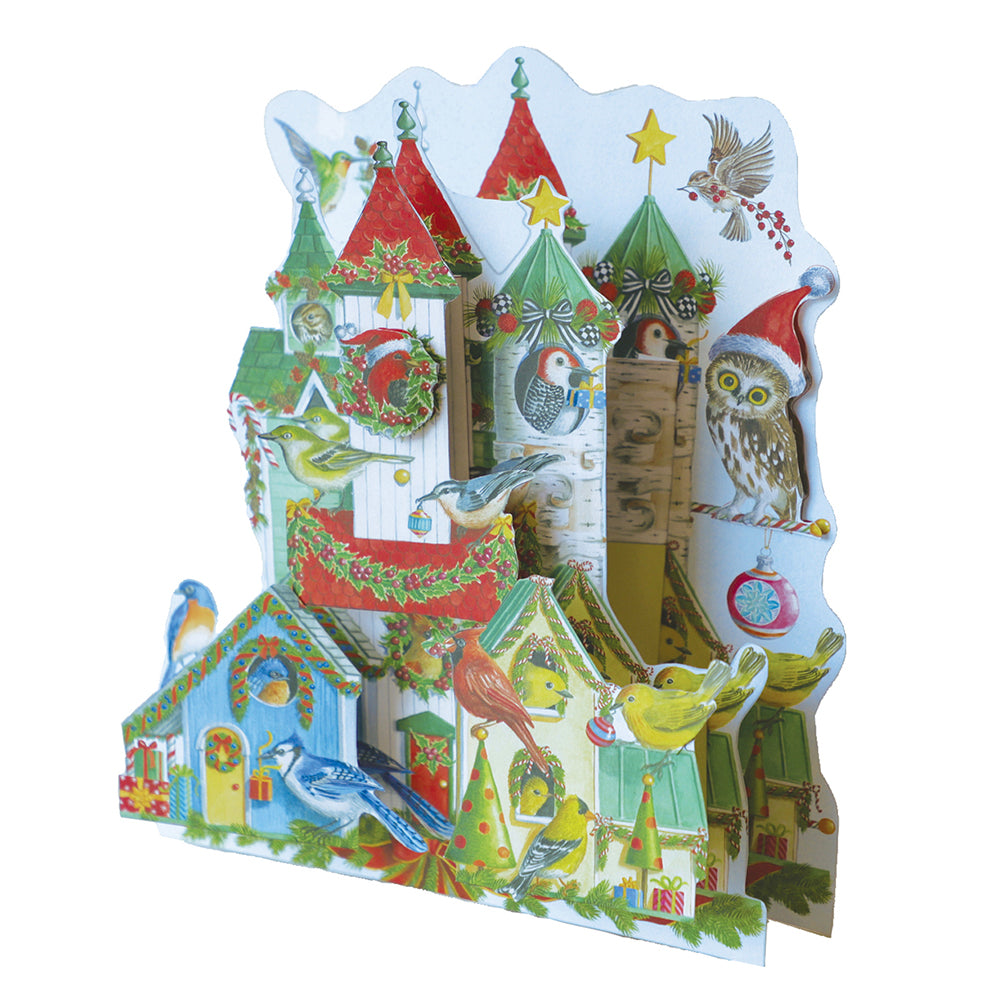 Christmas Birdhouse by Ingrid Styler Caspari Advent Calendar 30.25 x 35.5 cm