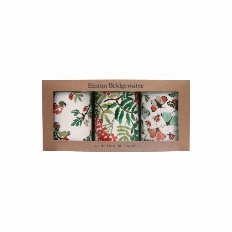 Emma Bridgewater All Creatures Great & Small Set 3 Caddies 106 (d) x 150mm