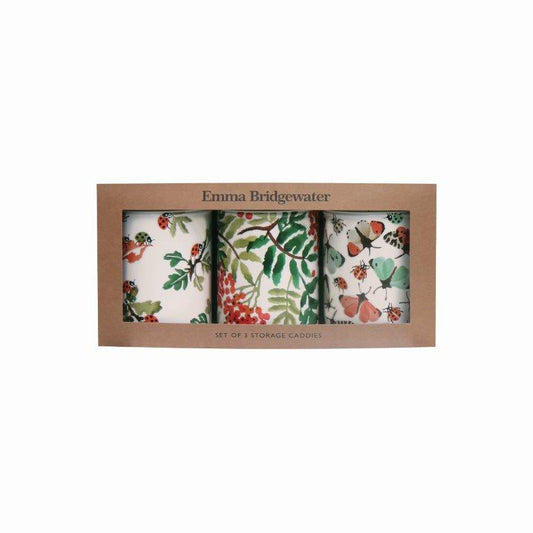 Emma Bridgewater All Creatures Great & Small Set 3 Caddies 106 (d) x 150mm