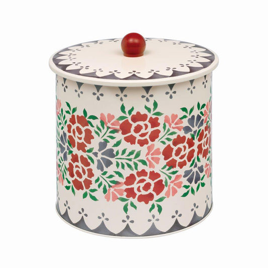 Emma Bridgewater Antique Roses Biscuit Barrel Tin 170 (d) x 173mm