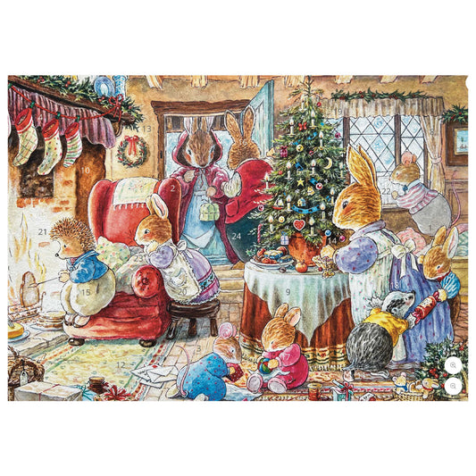 Foxwood Tales Foxwood Christmas Porch Fairies Whimsical Animals Advent Calendar A4