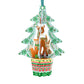 Woodland Animals Tree 11 x 15 x 4cm - Baubles 3D Pop Up Christmas Card Ornament Santoro