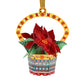 Poinsettia 12 x 15 x 4cm  - Baubles 3D Pop Up Christmas Card Ornament Santoro