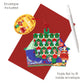 Cuckoo Clock 15 x 15 x 4cm - Baubles 3D Pop Up Christmas Card Ornament Santoro