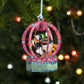 Snow Globe Penguins 17 x 15 x 4cm - Baubles 3D Pop Up Christmas Card Ornament Santoro