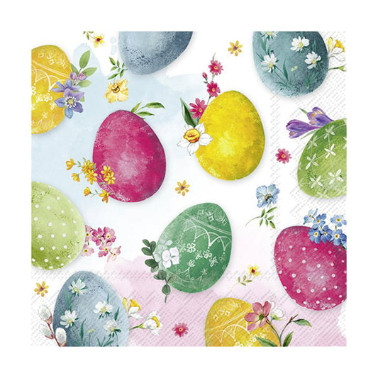 Eggs Painting Easter Cocktail IHR Paper Table Napkins 25 cm or 10 inches square 3 ply