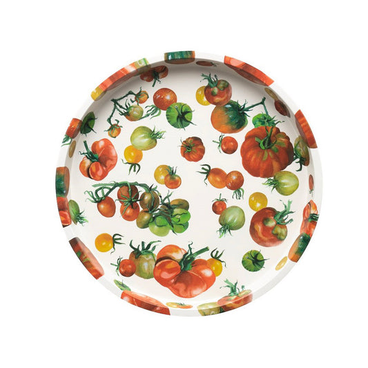 Emma Bridgewater Dig The Garden Tomatoes Deepwell Tin Tray - 300 (d) mm
