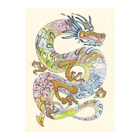 Dragon Greeting Card by Daniel Mackie - 7 x 5 inches with envelope