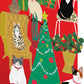 Pretty Paws Laser Cut Christmas Card 5 pack 170 x 120 mm  Roger la Borde in Kraft Box