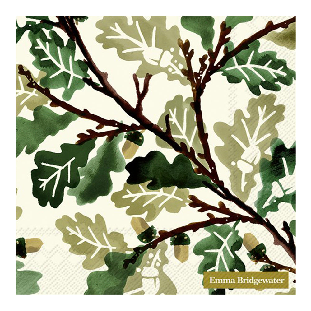 Emma Bridgewater Oak Cream IHR Paper Lunch Napkins 33 cm sq 3 ply 20 p