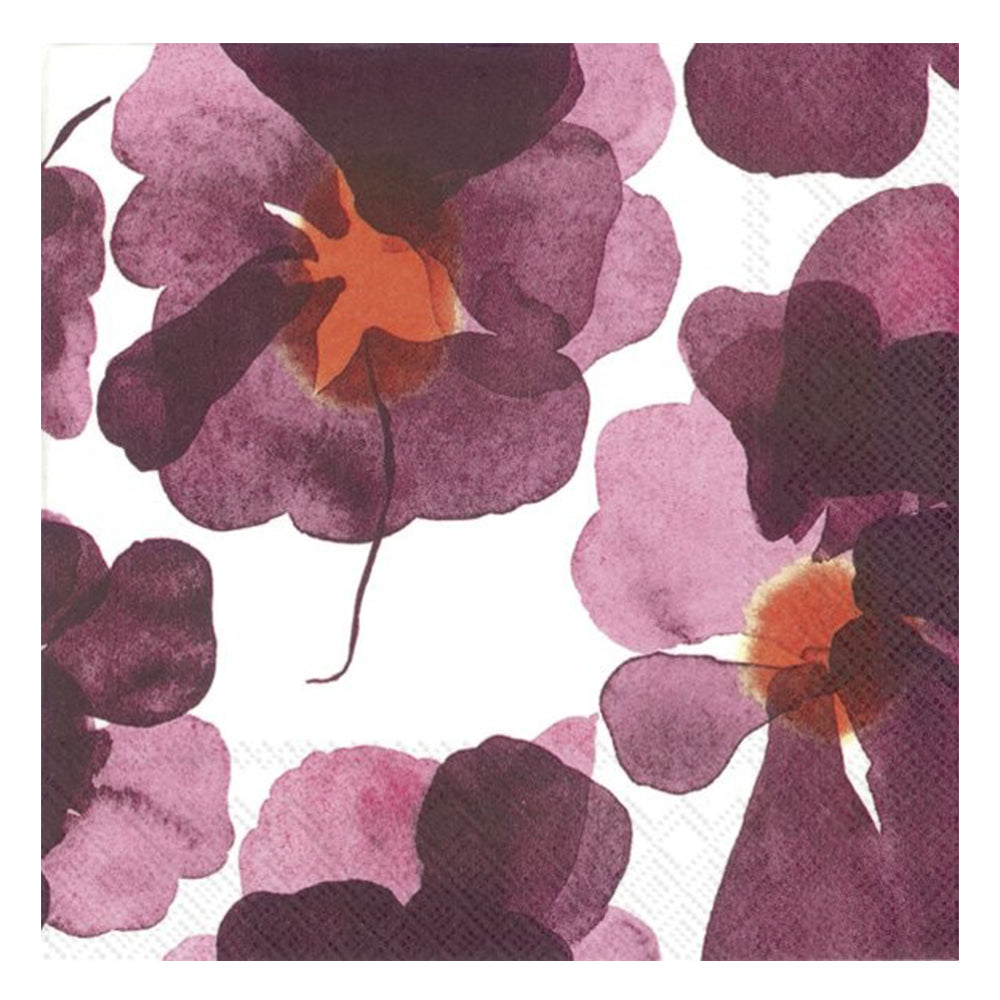 Marimekko Valssi Bordeaux IHR Paper Table Lunch Napkins 33 cm square 3 ply
