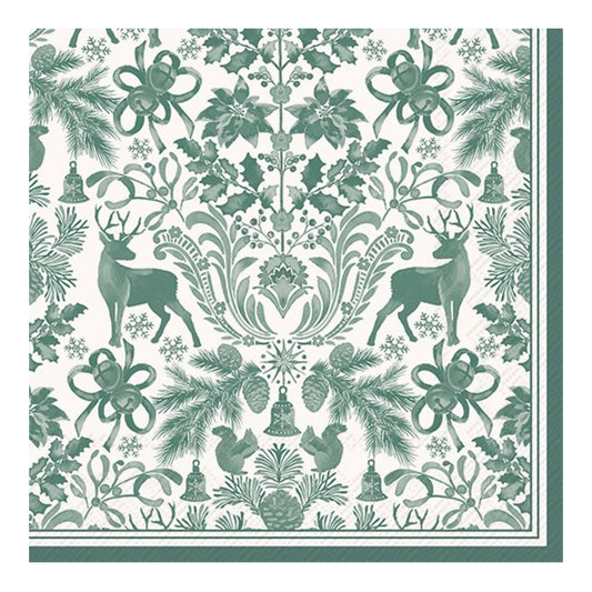 Brimsley Green Animals Floral IHR Paper Table Lunch Napkins 33 cm square 3 ply
