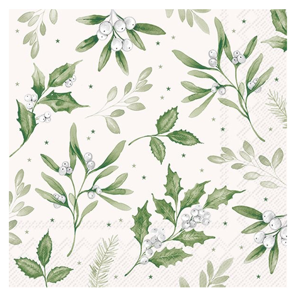 Branches of Harmony Cream IHR Paper Table Lunch Napkins 33 cm square 3 ply