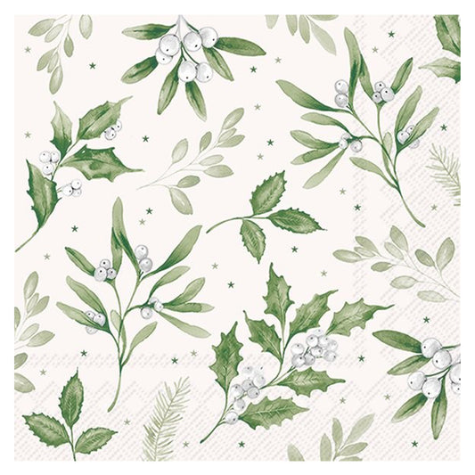 Branches of Harmony Cream IHR Paper Table Lunch Napkins 33 cm square 3 ply