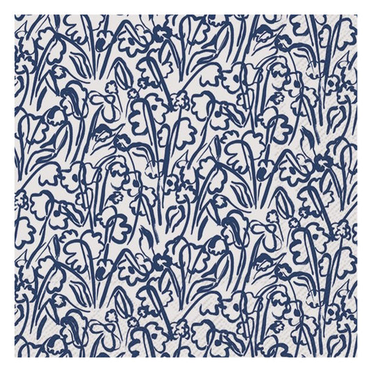 Marimekko Ensikukat Blue IHR Paper Table Lunch Napkins 33 cm square 3 ply