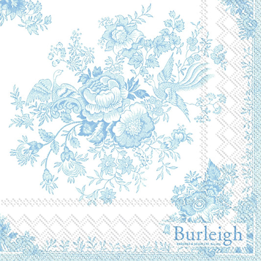Asiatic Pheasant Blue Burleigh IHR Paper Table Napkins 33 cm square 3 ply lunch napkins