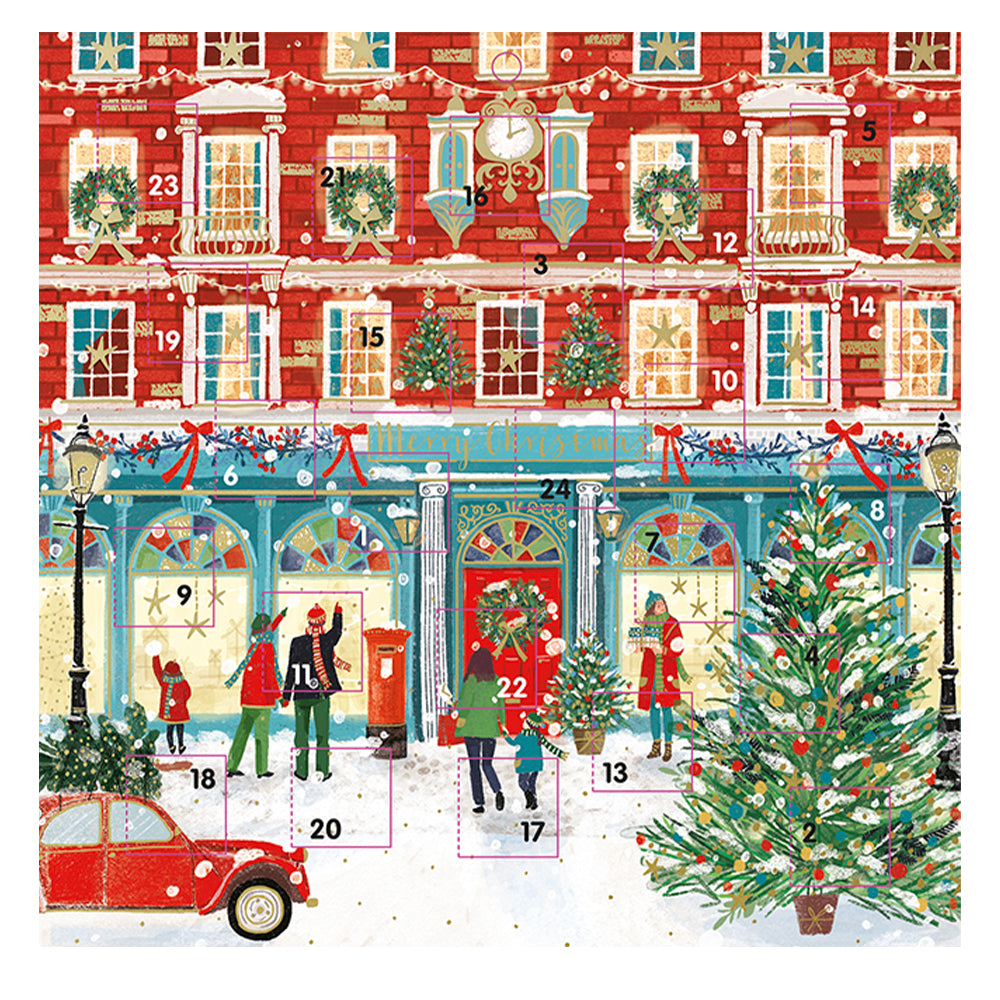 Christmas Eve Christmas Shopping 230 x 230 mm with white envelope