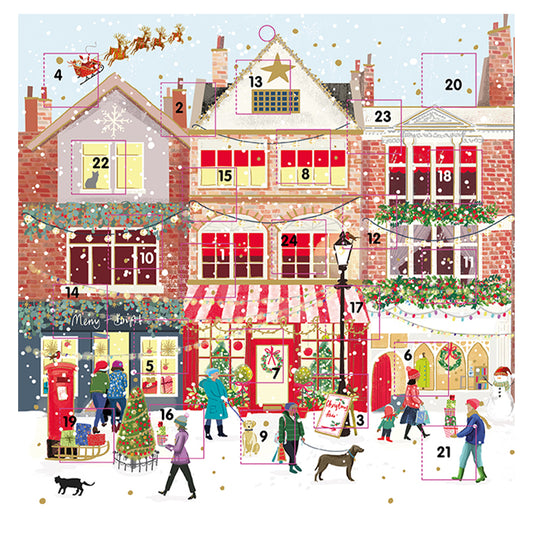 Festive Street Shopping  Ling Advent Calendar 230 x 230mm