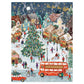 Christmas Market London Bus Large Ling Advent Calendar 410 x 315mm