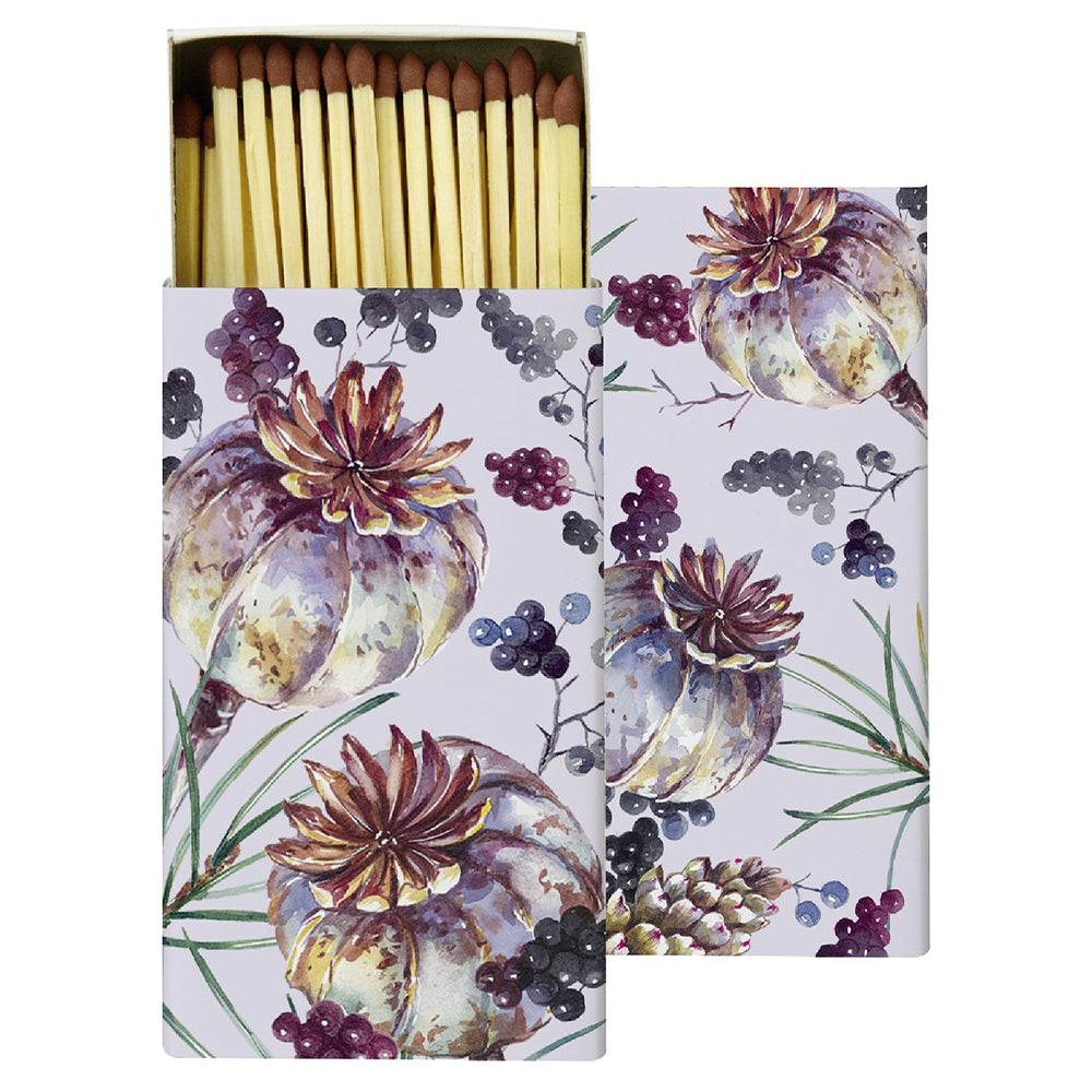Amera Cream Poppy Floral Long Extra Long Matches