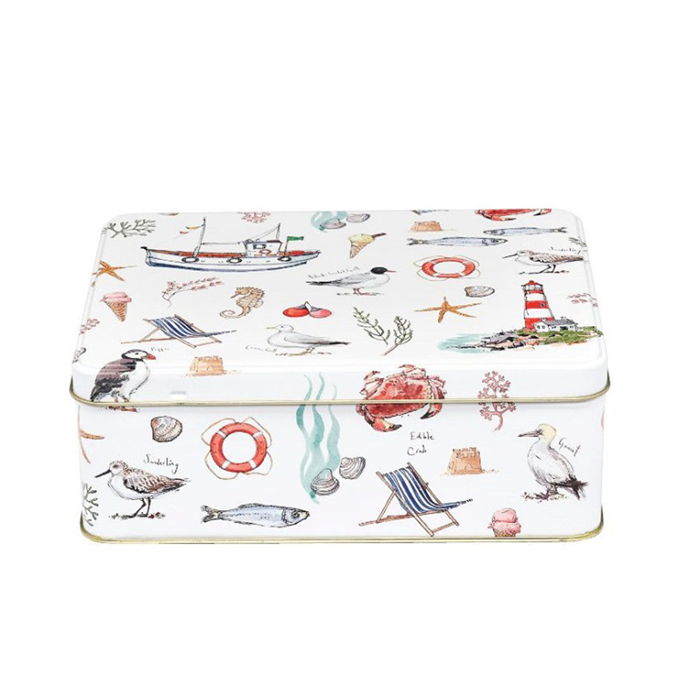 Madeleine Floyd Seaside Deep Rectangular Tin 195 x 154 x 75mm