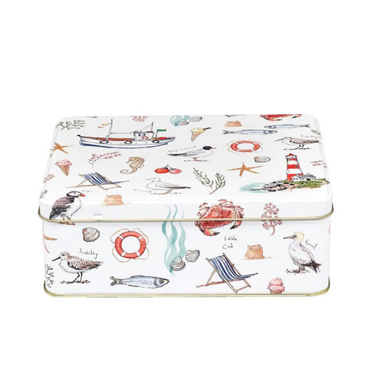 Madeleine Floyd Seaside Deep Rectangular Tin 195 x 154 x 75mm