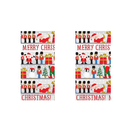 WJB ORNAMENTS Christmas Glick Pocket Tissues 2 packs of 10 tissues 21 cm square