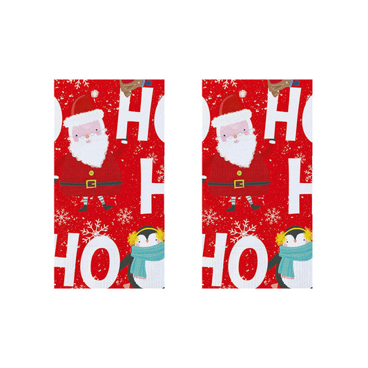 HOHOHO Christmas Glick Pocket Tissues 2 packs of 10 tissues 21 cm square